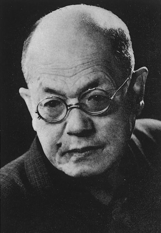 武者小路実篤（1956年撮影）