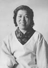 小山初代（太宰治の内縁の妻。昭和19年撮影）