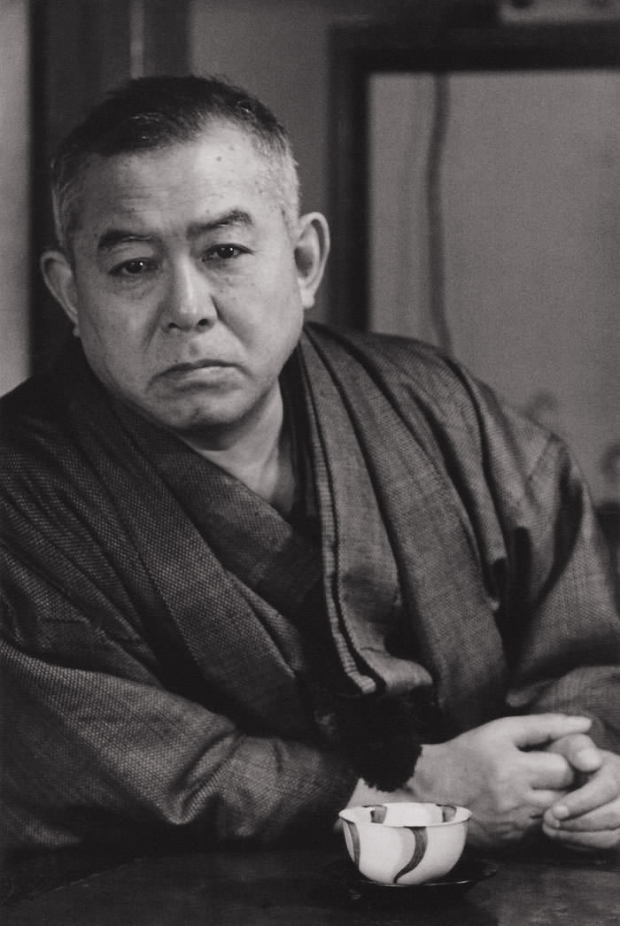 谷崎潤一郎（木村伊兵衛撮影、1950年）