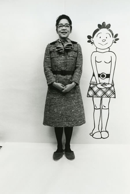 サザエさんと原作者の長谷川町子