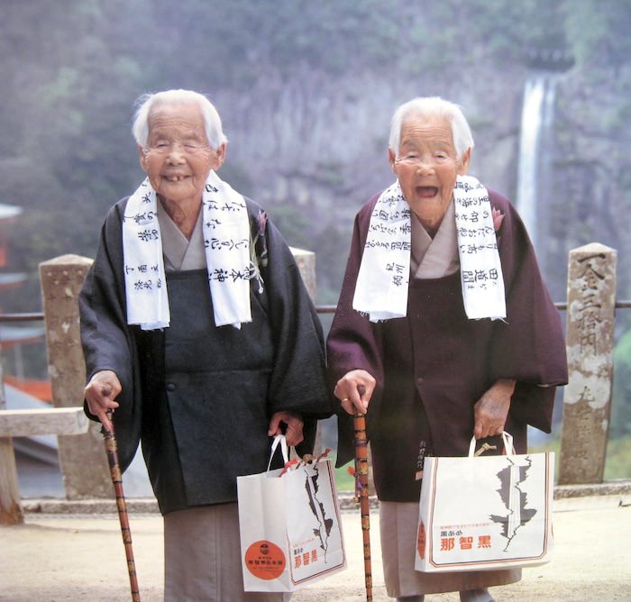 成田きんと蟹江ぎん（右がきんさん、左がぎんさん）