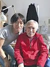 藤村俊二（晩年）と藤村亜実（息子）