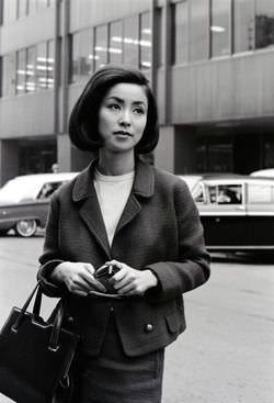 野際陽子の若い頃（1963年11月撮影）