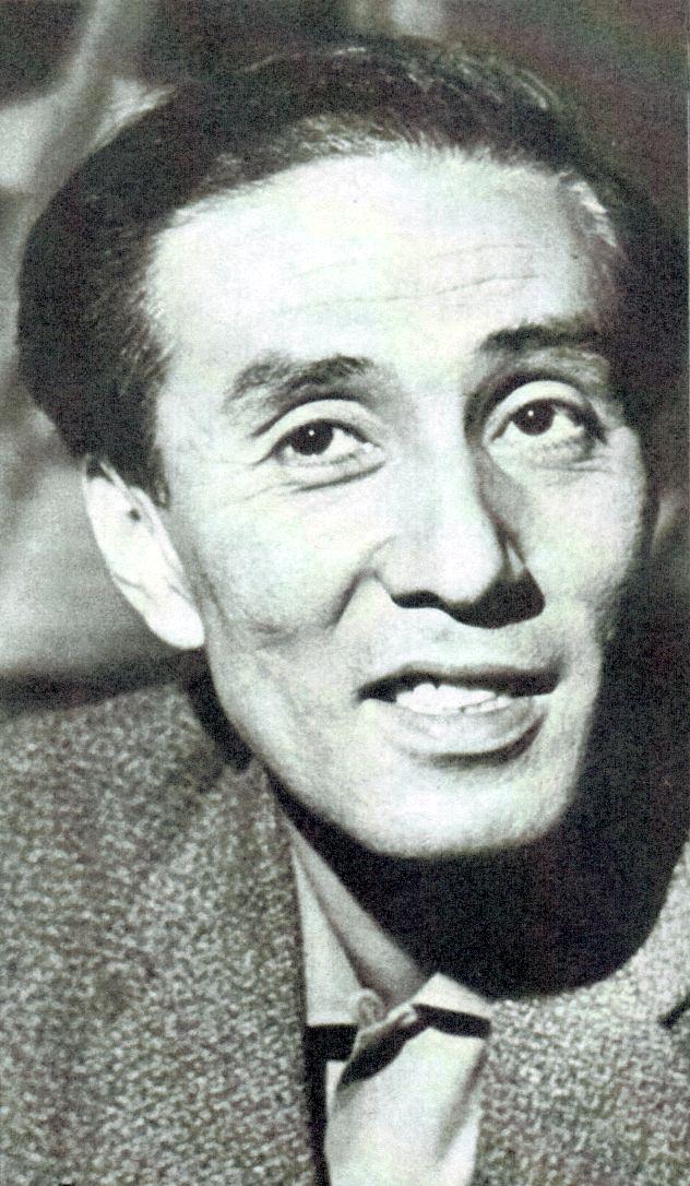 西村晃の若い頃（1965年撮影）