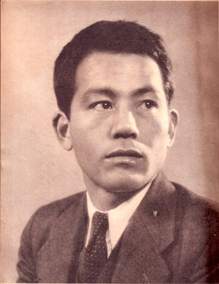 笠智衆の若い頃（1940年ごろ撮影）