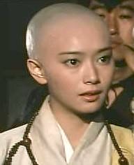 夏目雅子の坊主姿（ドラマ『西遊記』の三蔵法師役）
