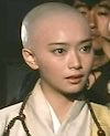夏目雅子の坊主姿（ドラマ『西遊記』の三蔵法師役）