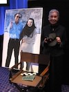 和田勉とワダ・エミ（2011年の和田勉お別れ会にて）