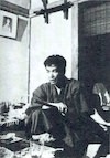池波正太郎の若い頃（38歳ごろ。『婦人生活』1961年3月号より）