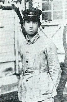 尾崎秀実の若い頃（台北第一中学校時代、1916年）