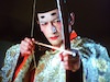 成田三樹夫が演じた公家・烏丸少将文麿（映画・ドラマ『柳生一族の陰謀』より）
