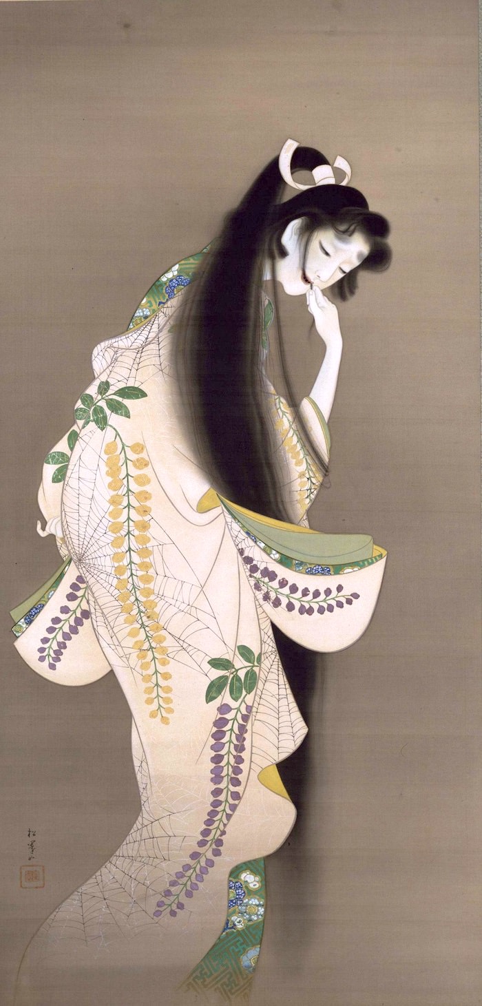 『焔』（上村松園の代表作。絹本著色）