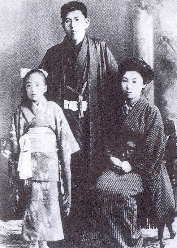 種田山頭火の若い頃（妻・咲野と）