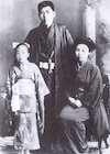 種田山頭火の若い頃（妻・咲野と）
