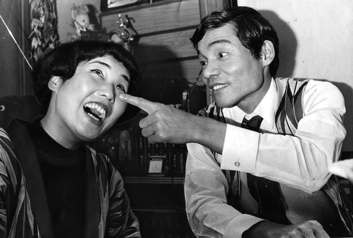 笑福亭仁鶴と妻・岡本隆子