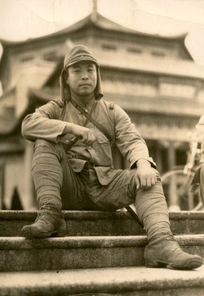火野葦平の若い頃（日中戦争に従軍）