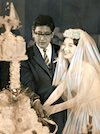 大島渚と小山明子（結婚披露宴）