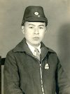 前田長吉の若い頃（軍服姿）