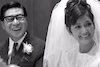 大橋巨泉と妻・浅野順子の若い頃（1964年ごろの結婚披露宴より）
