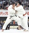 斉藤仁と山下泰裕の若い頃（現役時の試合）