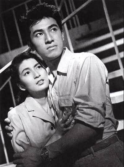 宝田明と河内桃子（若い頃の映画「ゴジラ」出演時）